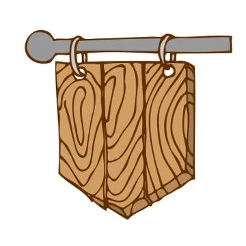 Wooden signposts. イラスト素材