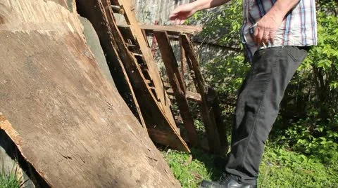 Wooden Skids 動画素材 10853902