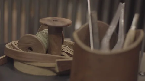 Wooden Smith Stock Footage 125887396