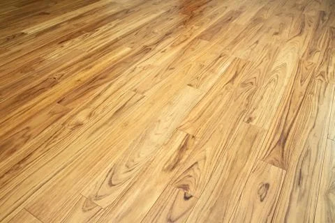 Wooden solid floor Foto stock