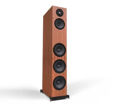 Wooden Speaker Stock Illustration