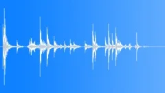 Wooden Splints Falling On An Iron Surface - Foley, Close - V1 Sound Effect
