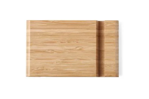 Wooden stand for gadgets Stock Photos