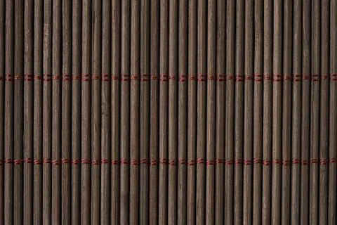 Wooden stick pattern texture background with linear repetitive structure Stock Photos