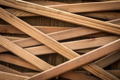 Wooden structure Foto stock