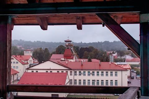 A wooden structure 스톡 사진
