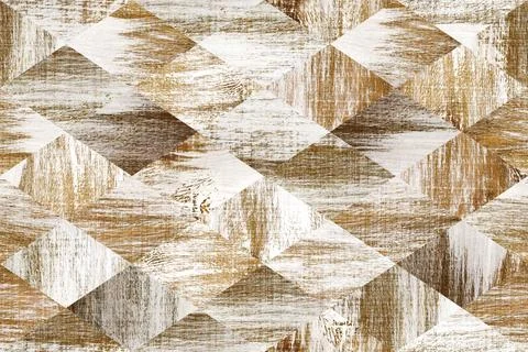 A wooden surface with a geometric diamond pattern. 스톡 일러스트