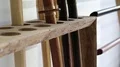 Wooden swords for trainings HD Footage