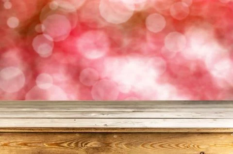 Wooden table background Stock Photos