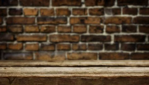 Wooden table background Foto stock