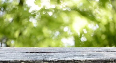 Wooden table background Stock Photos