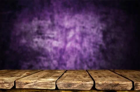 Wooden table background Stock Photos