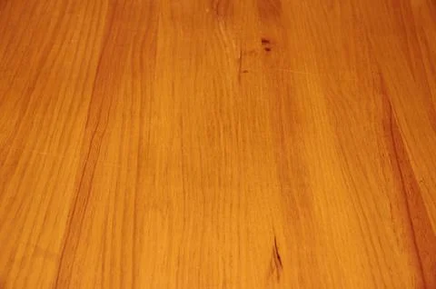 A wooden table with a brown surface Stock Photos