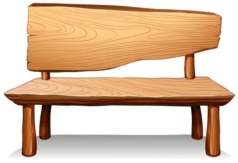 A wooden table Stock Illustration