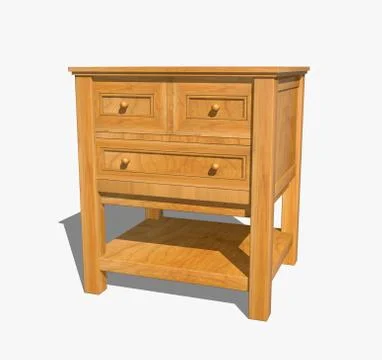 Wooden table Stock Illustration