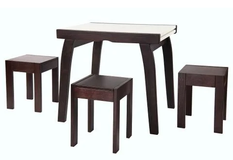 Wooden table Foto stock