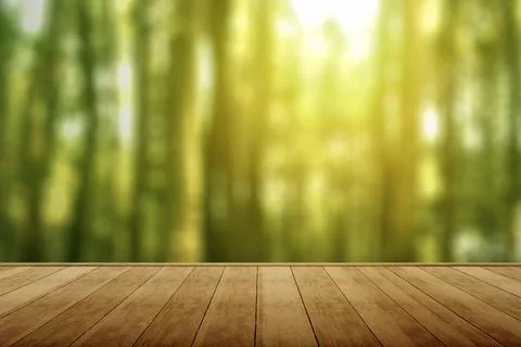 Wooden table Stock Photos