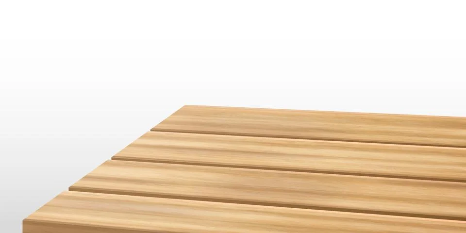 Wooden table surface Stock Illustration