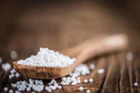 Wooden table with Tapioca Stock Photos