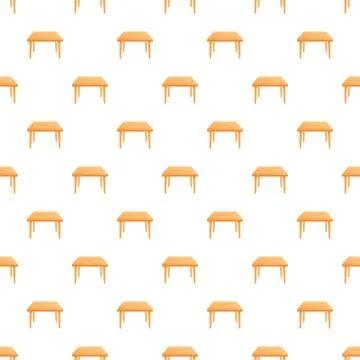 Wooden tables pattern repeating on a white background Illustrazione stock