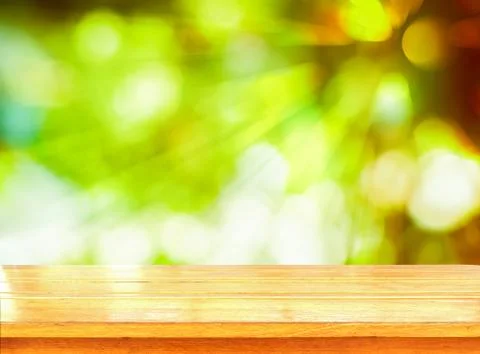 Wooden tabletop Stock Photos