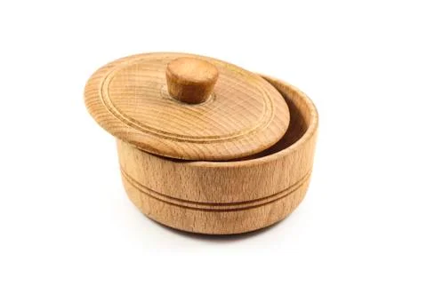 Wooden tableware Stock Photos