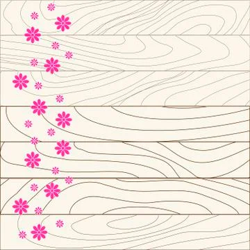 Wooden texture background Stock Illustration