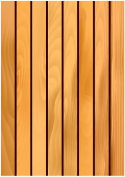 Wooden texture background with light maple planks 库存插图