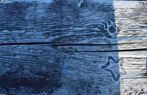 Wooden texture, close-up of the surface of the old boards Stock Photos