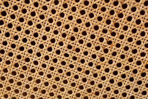 Wooden texture with decorative lattice pattern as background Stock Photos