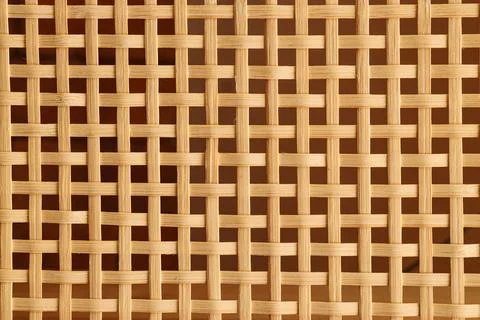 Wooden texture with decorative lattice pattern as background, closeup Stock Photos