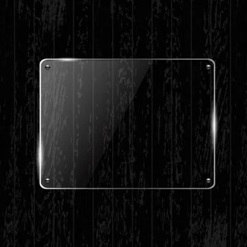 Wooden texture with glass framework Stock Illustration