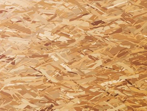 Wooden texture of oriented strand board (OSB) Stock Illustration