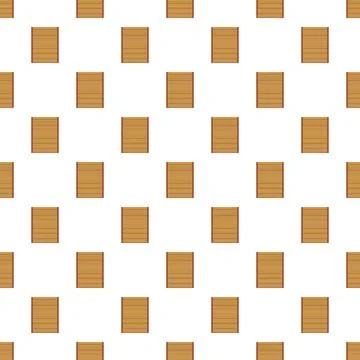 Wooden texture repeating pattern on white background Stockillustratie