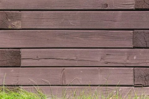 Wooden timbered wall Stock Photos
