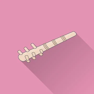 Wooden tool for Thai massage. Stock Illustration