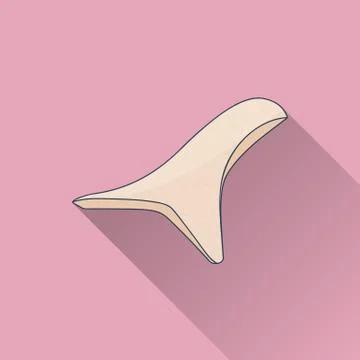 Wooden tool for Thai massage. Stock Illustration