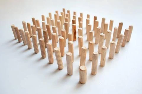 Wooden tubular units rectangular composition Wooden tubular units rectangu... 스톡 사진