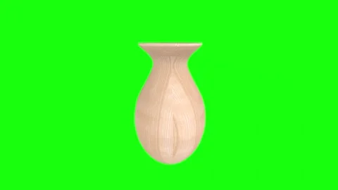 Wooden vase crafting tutorial for beginners in a bright studio Stock-Footage 292682129
