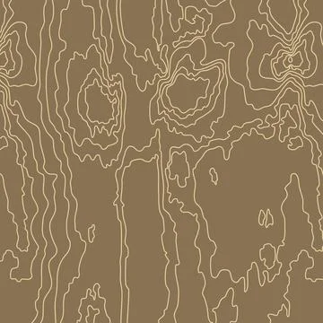 Wooden wavy brown pattern. Vector background 스톡 일러스트