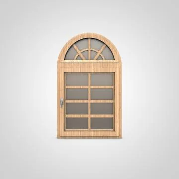 Wooden window Stock Illustration