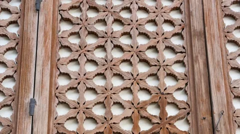 Wooden window pattern of Korean Palace Stock Footage 58847295