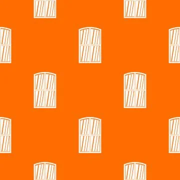 Wooden window pattern seamless Ilustración de archivo