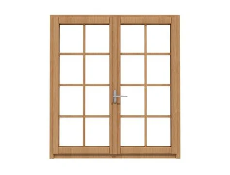 Wooden windows Stock Illustration