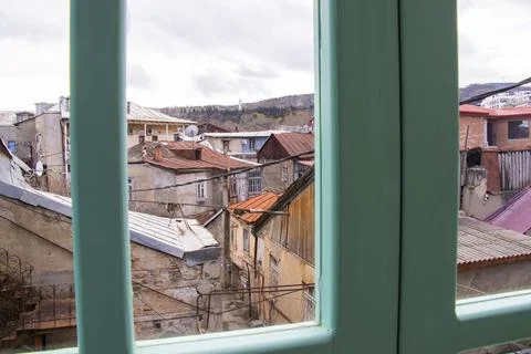 Wooden windows Stock Photos