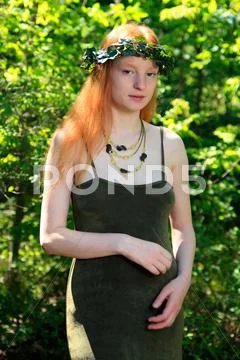 Woodland princess Stock-Fotos