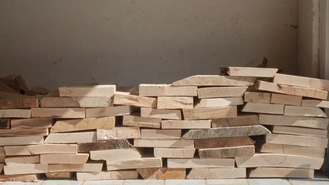 Woodpile timelapse Stock Footage 94529268