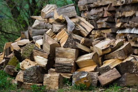 Woodpiles Stock Photos