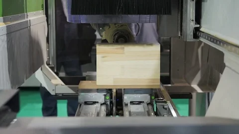 Woodwork cnc machinery Stock Footage 80930328