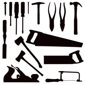 Woodwork tools Illustrazione stock